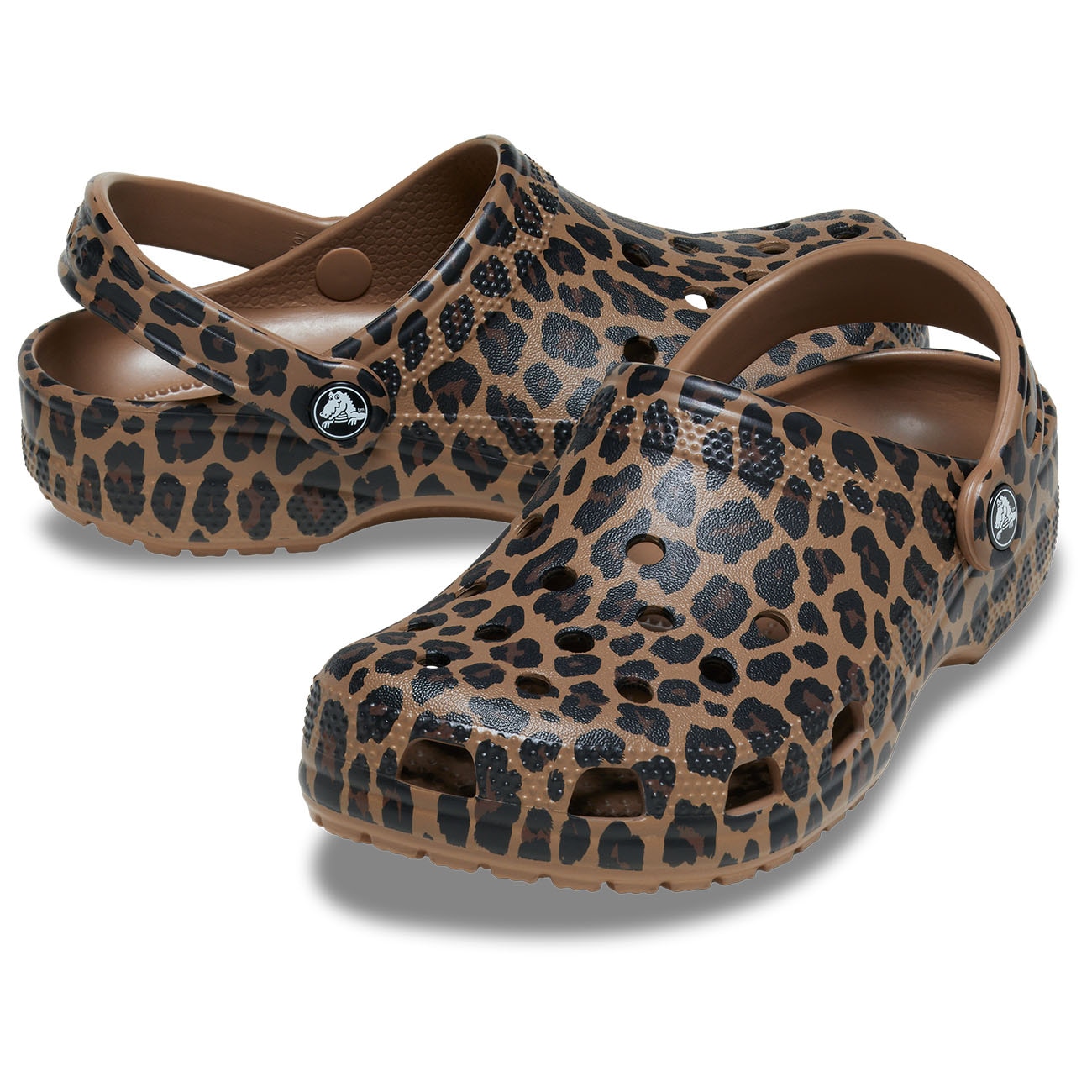 Zuecos de mujer Classic Animal Clog Crocs - Marrón oscuro Marrón oscuro-2