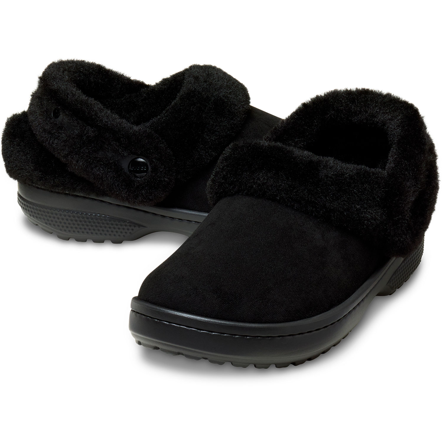 Imagen 2 de Zuecos unisex Classic Unfurgettable Sueded Clog U Crocs - Negro Negro