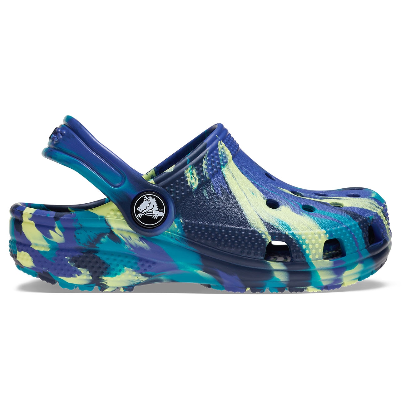 Crocs - Zuecos de niños Classic Marbled Clog K Crocs.