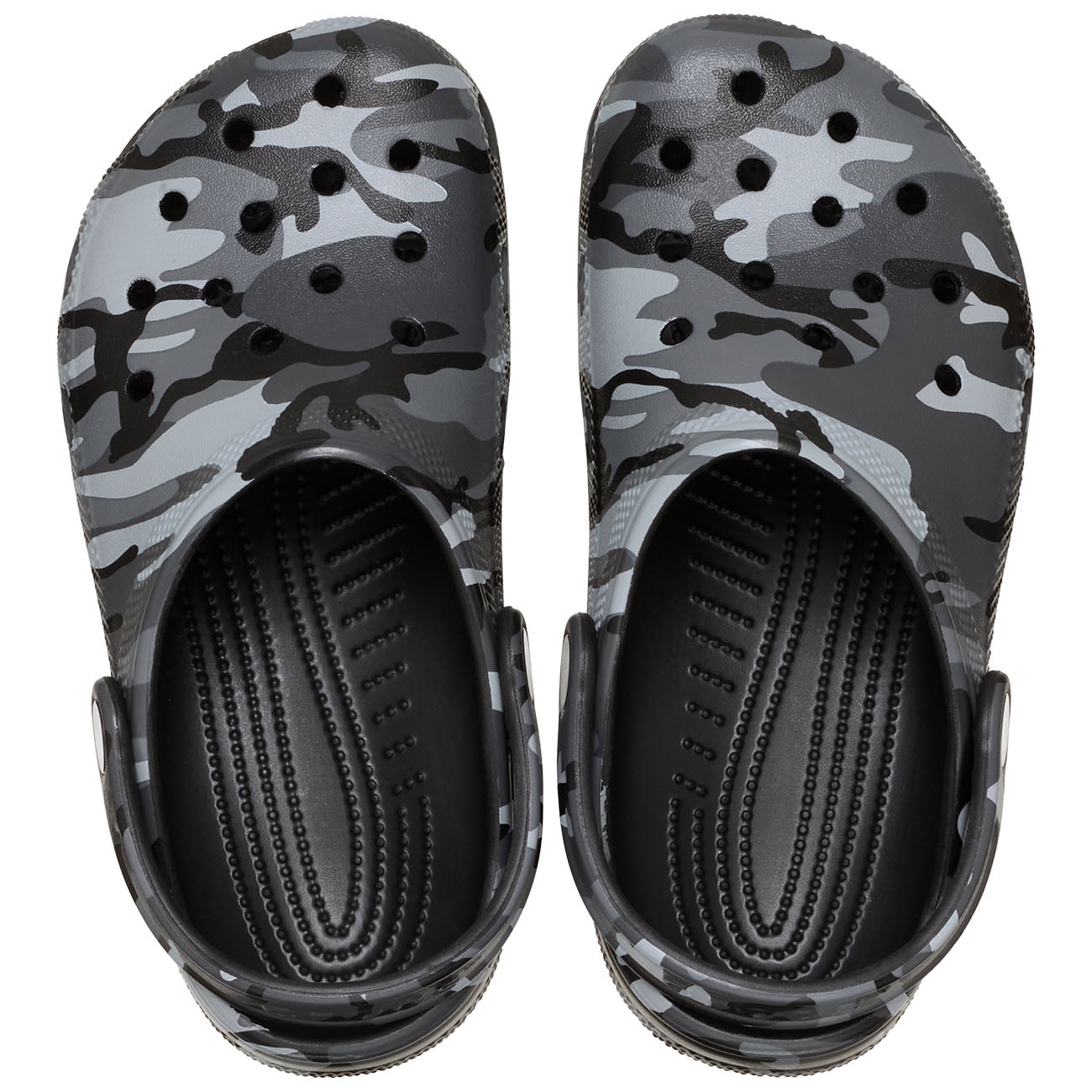 Zuecos de niños Classic Camouflage Clog K Crocs - Gris Gris-3