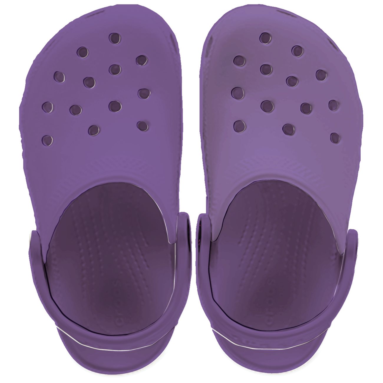 Zuecos de bebés Classic Clog Crocs - Morado Morado-2