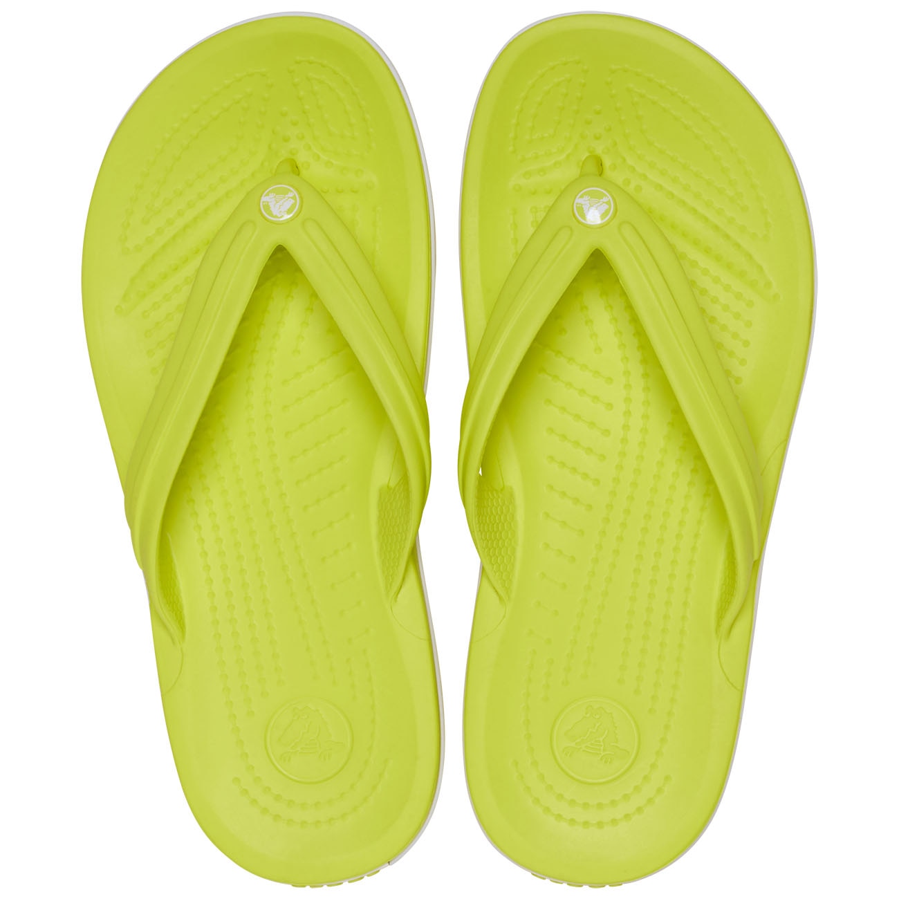 Chanclas unisex Crocband Flip Crocs - Verde flúor Verde flúor-3