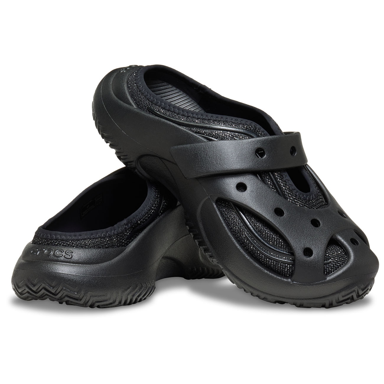 Zuecos de mujer Caged Mule Clog W Crocs - Negro Negro-2