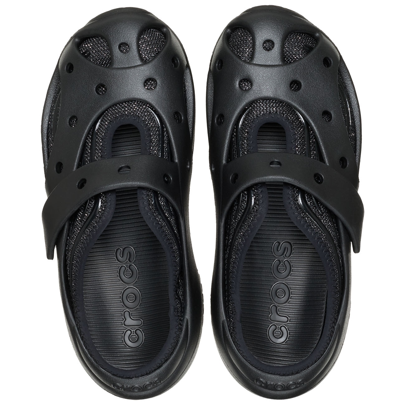 Zuecos de mujer Caged Mule Clog W Crocs - Negro Negro-3