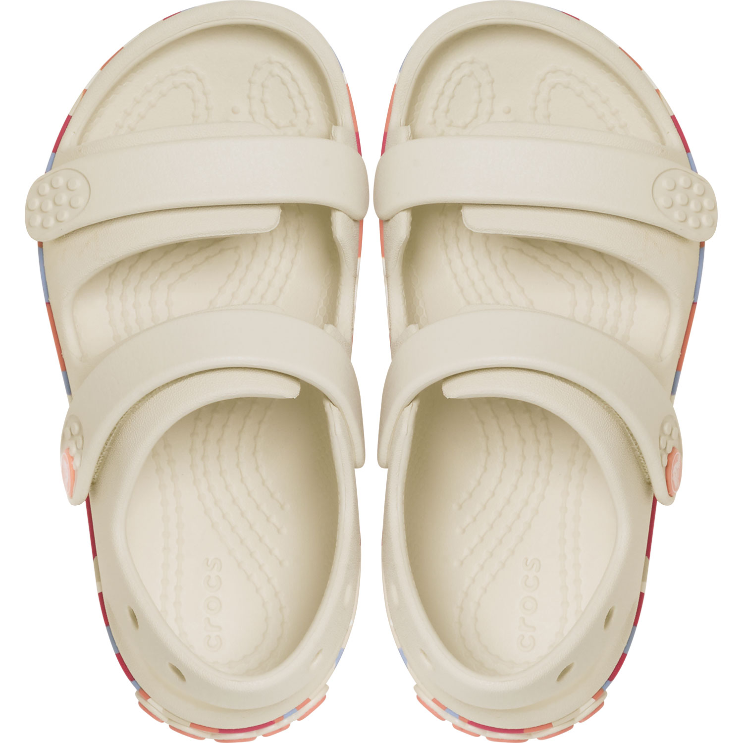 Imagen 3 de Sandalias de bebés Croband Cruiser Glw Confetti Band Sandal T Crocs - Blanco Blanco