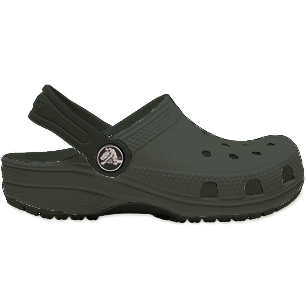 Zuecos de bebés Classic Clog Crocs - Verde oscuro Verde oscuro-1