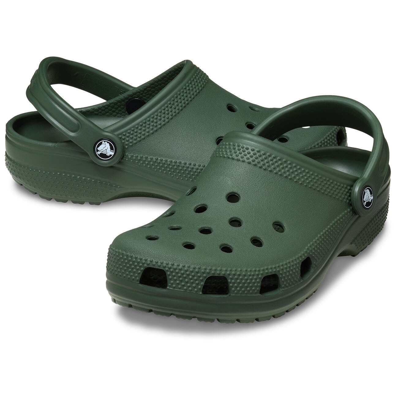Zuecos de niños Classic Clog Crocs - Verde oscuro Verde oscuro-2