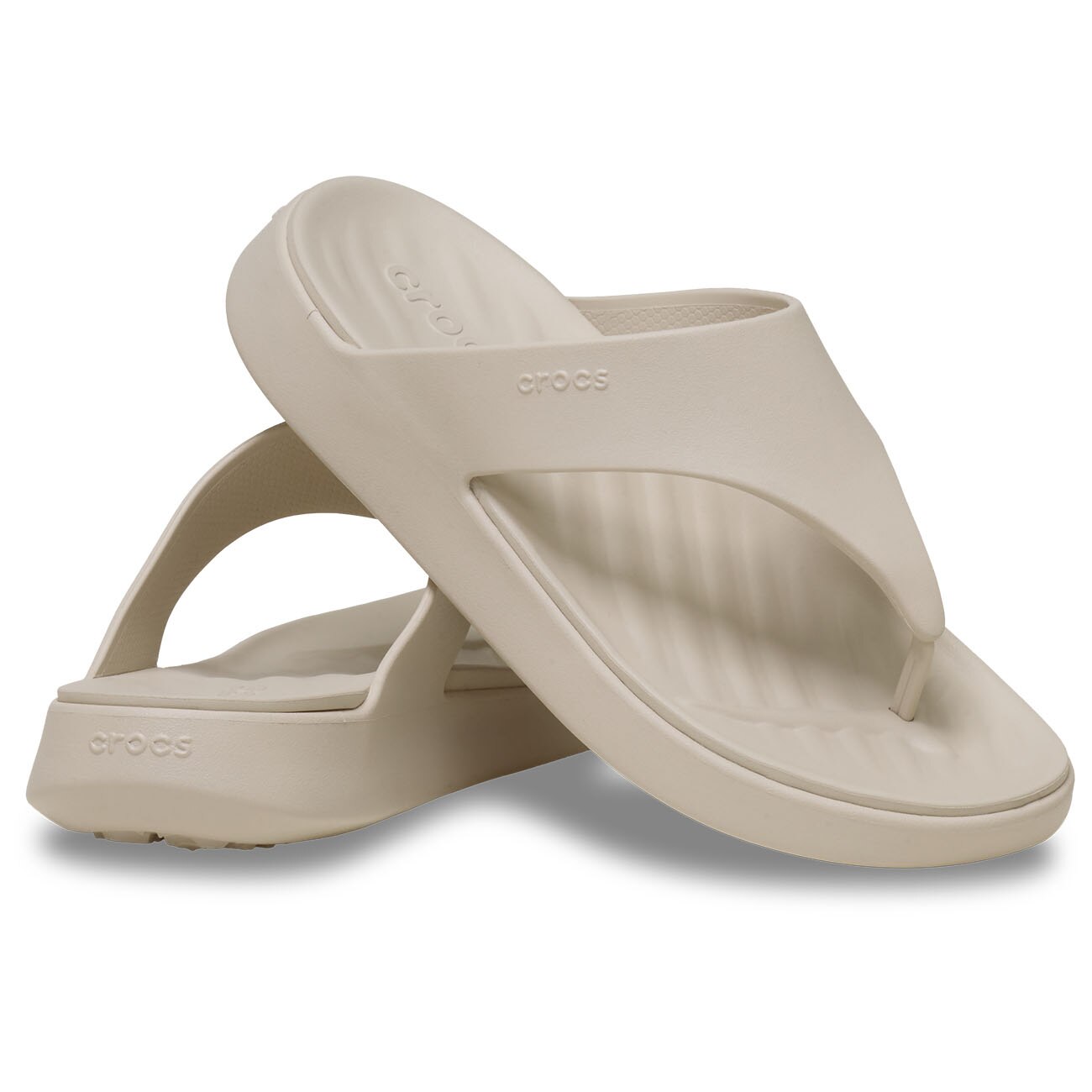 Imagen 2 de Chanclas de mujer Getaway Triangle Flip W Crocs - Natural Natural