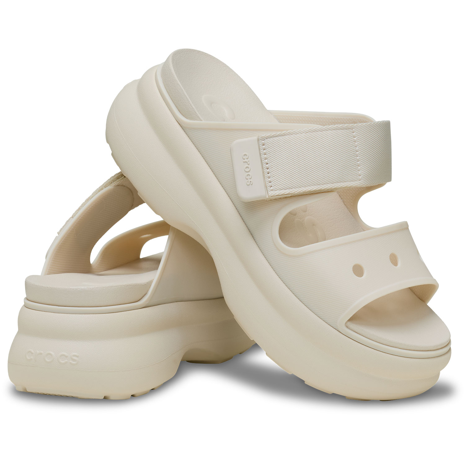Imagen 2 de Sandalias con plataforma de mujer Soho Two Strap Sandal W Crocs - Natural Natural