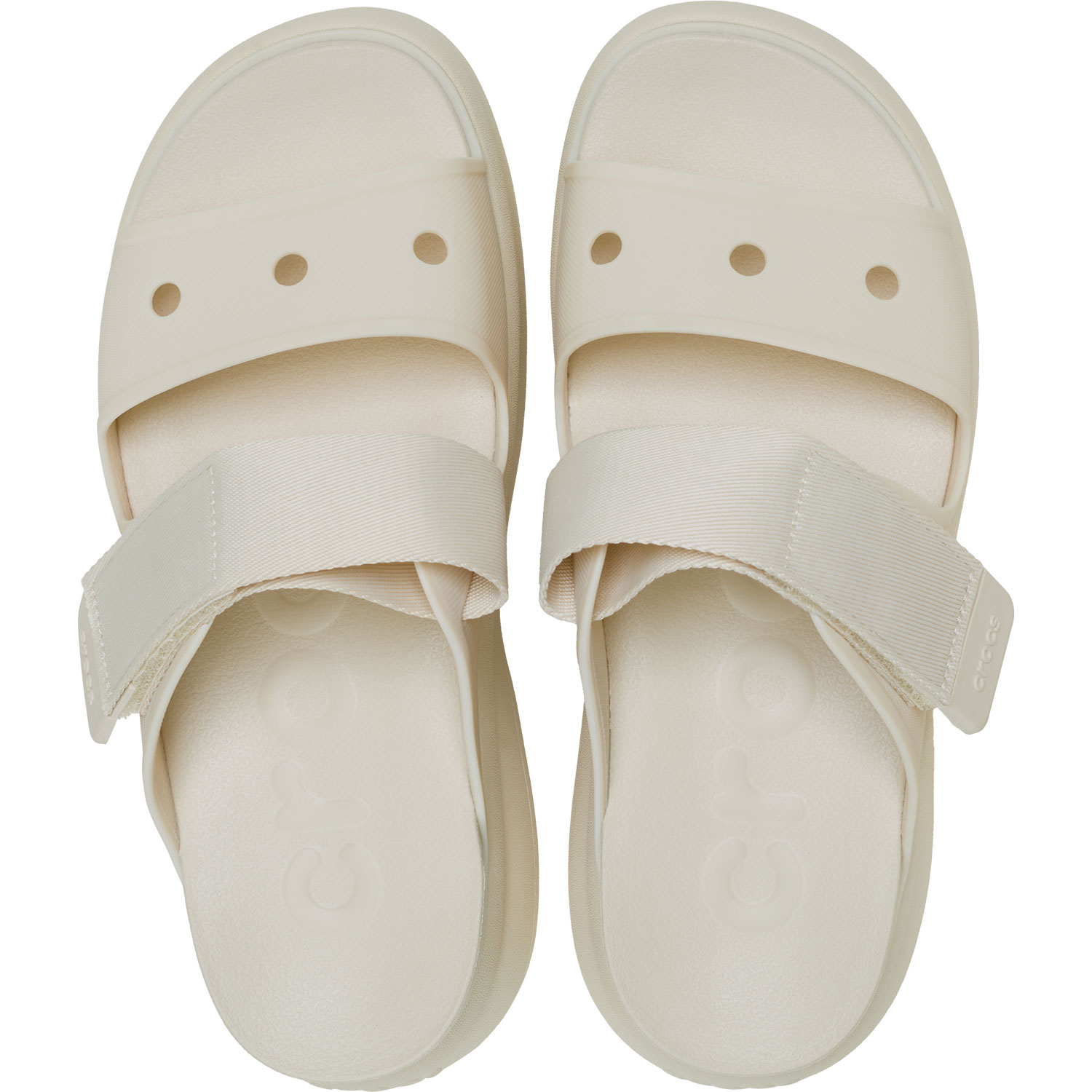 Imagen 3 de Sandalias con plataforma de mujer Soho Two Strap Sandal W Crocs - Natural Natural