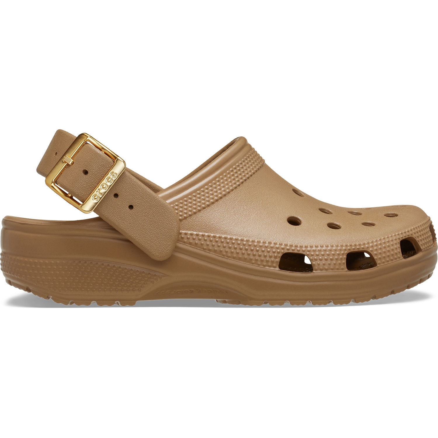 Zuecos unisex Classic Metallic Buckle Clog U Crocs - Natural Natural-1