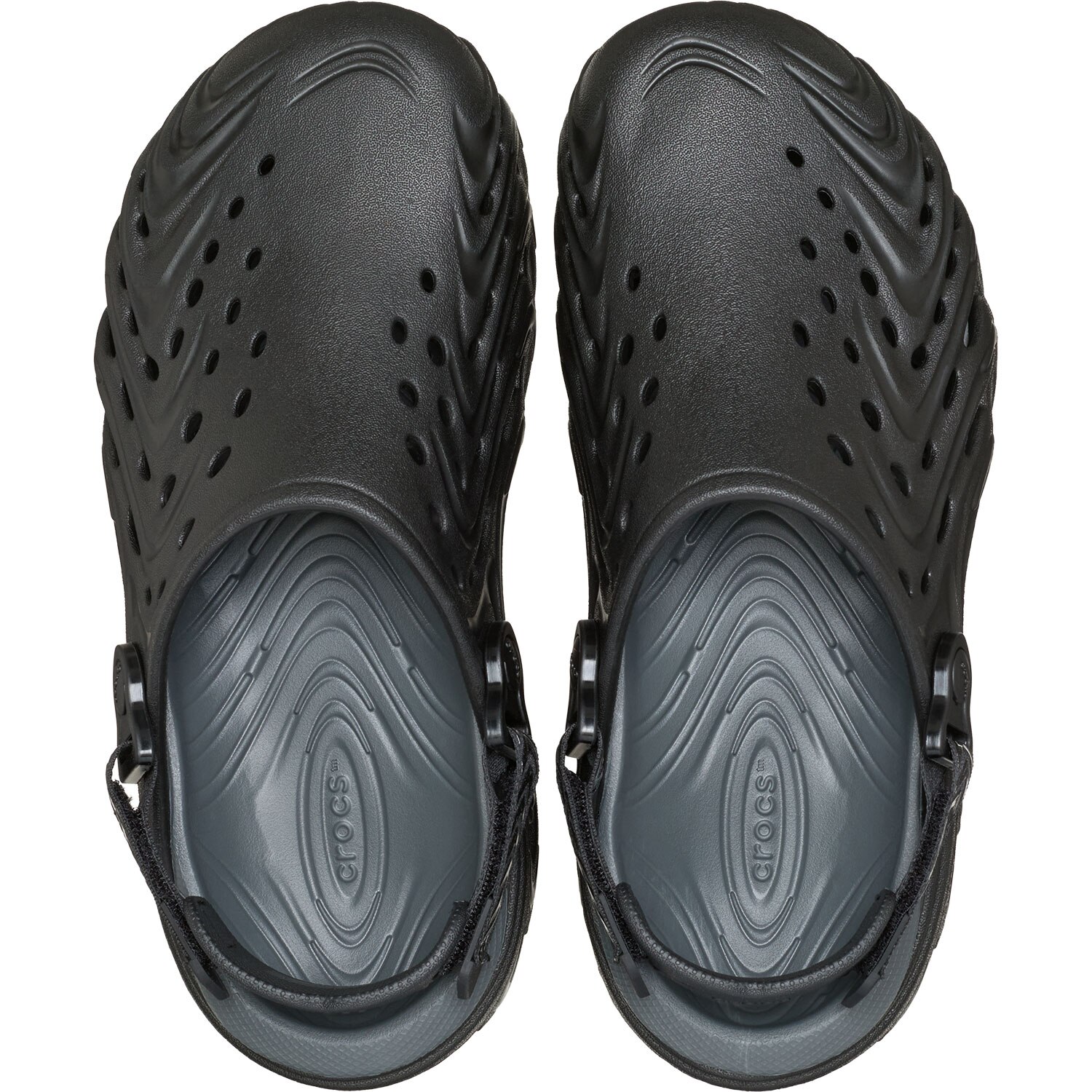 Imagen 3 de Zuecos unisex Echo II Chrome Clog U Crocs - Negro Negro