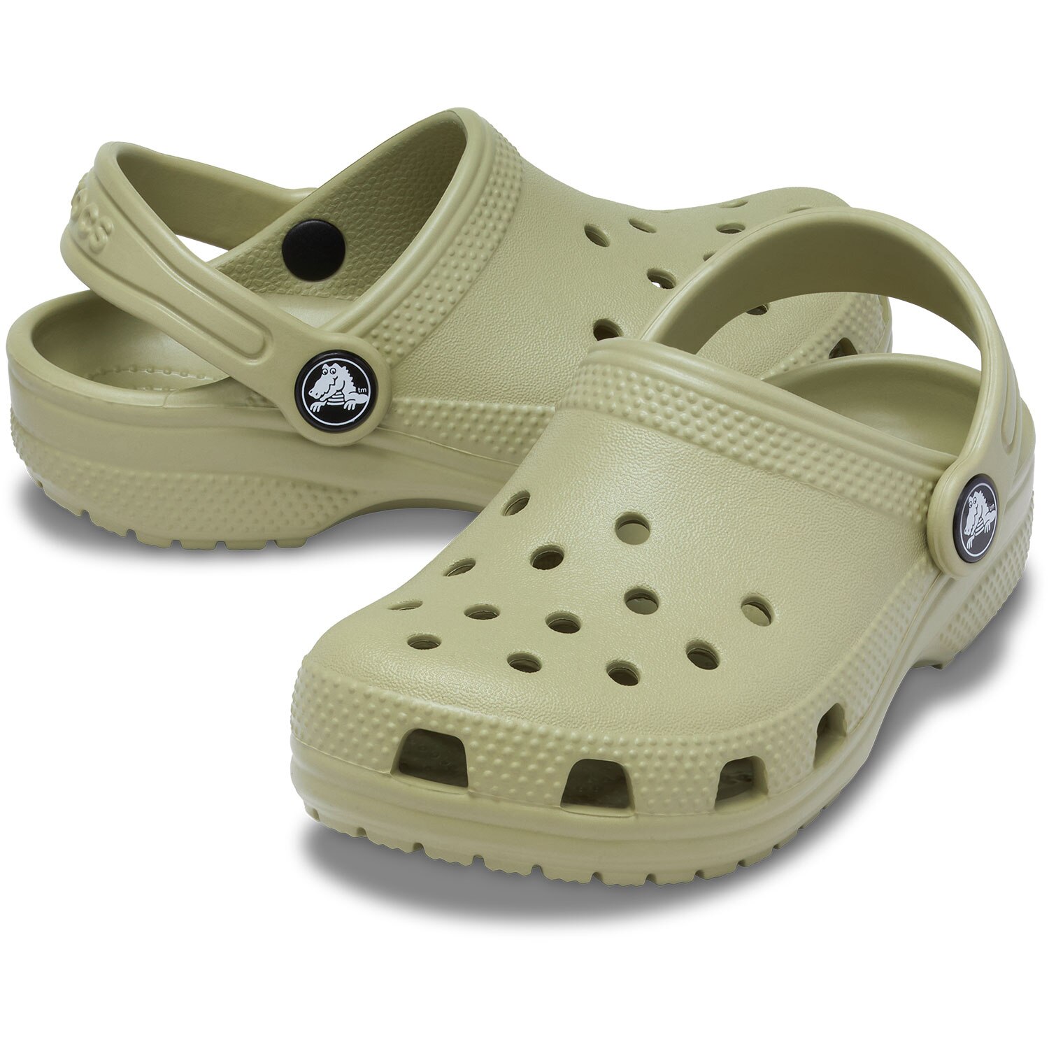 Zuecos de niños Classic Clog Crocs - Verde militar Verde militar-2