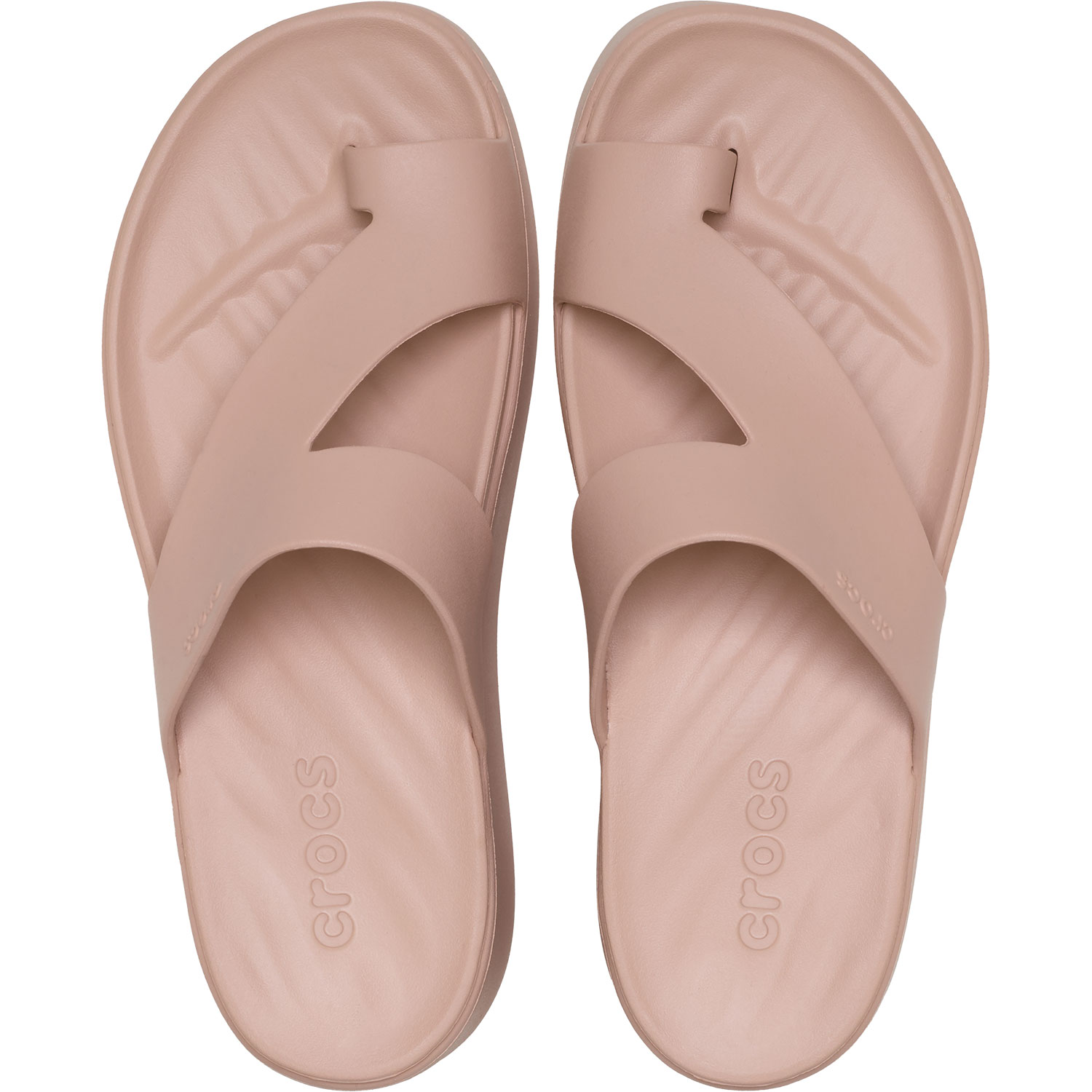 Imagen 3 de Sandalias de mujer Getaway Platform Toe Loop W Crocs - Natural Oro
