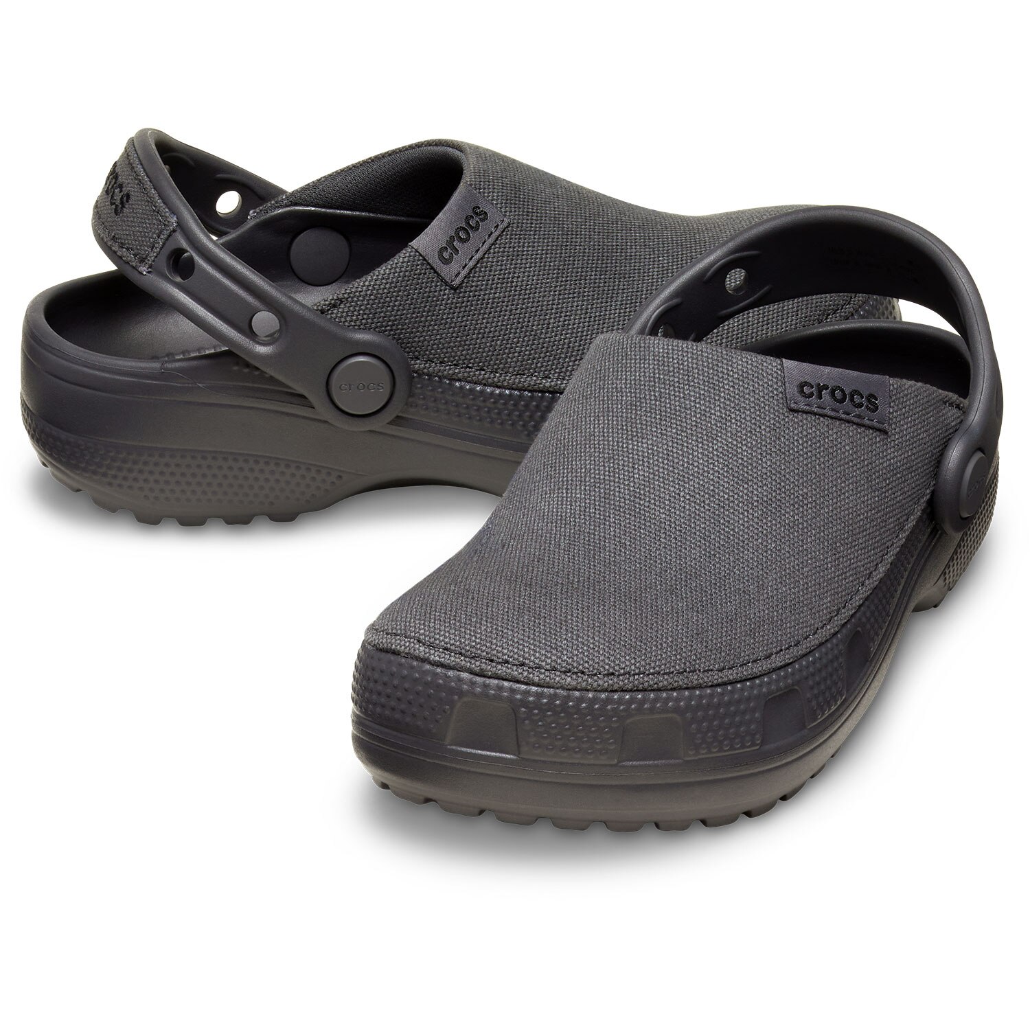 Zuecos de niños Classic Crafted Clog K Crocs - Negro Negro-2