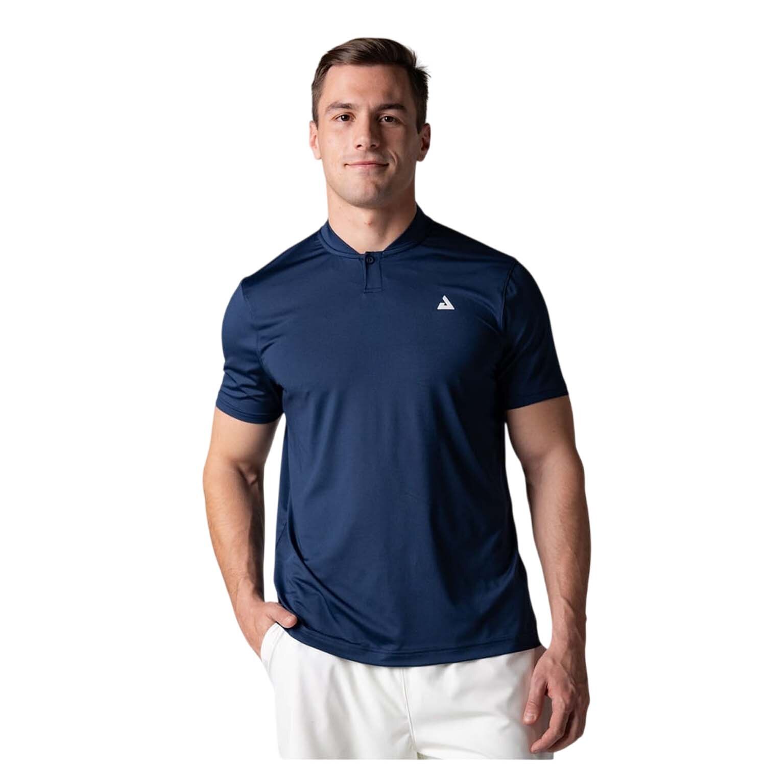 Joola Polo de pickleball de hombre COURT Azul claro