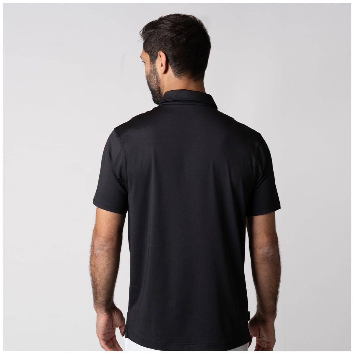 Imagen 2 de Polo de pickleball de hombre CLUB Joola - Negro Negro