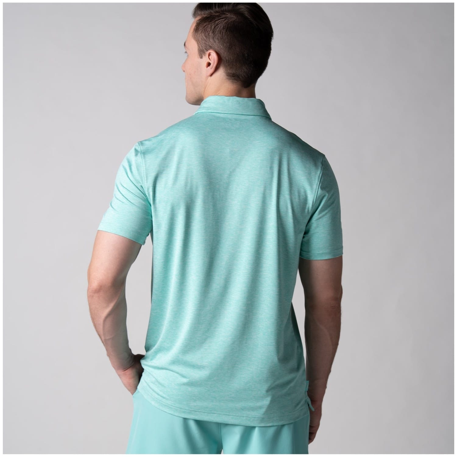 Imagen 2 de Polo de pickleball de hombre CLUB Joola - Verde Agua Verde Agua