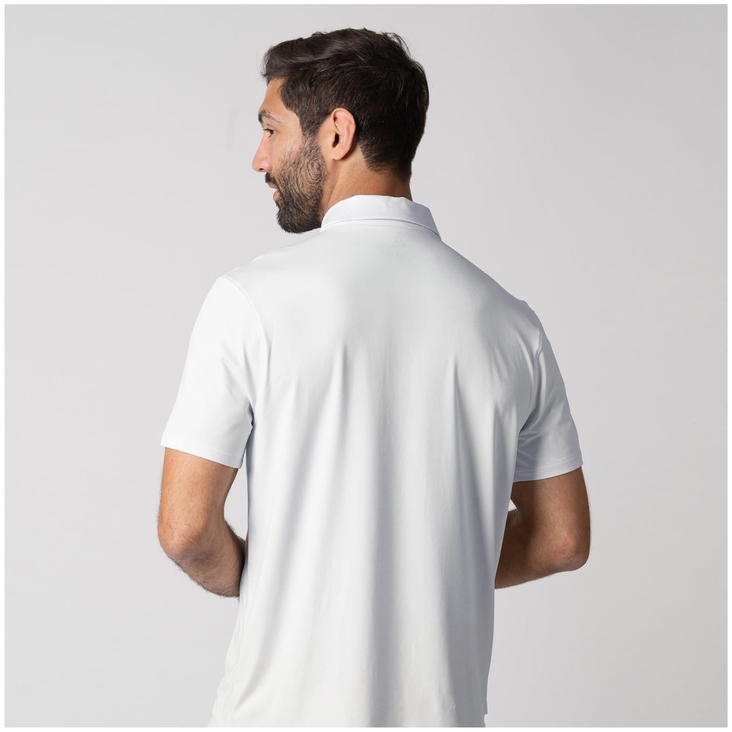 Imagen 2 de Polo de pickleball de hombre CLUB Joola - Blanco Blanco