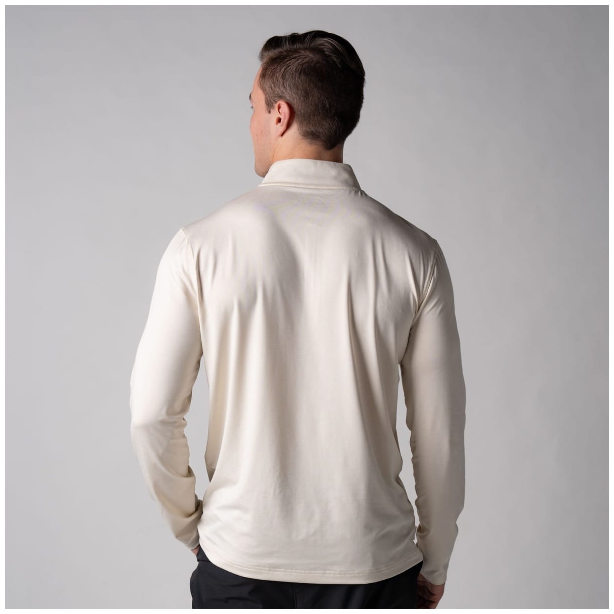 Imagen 2 de Camiseta de pickleball de hombre QUARTER ZIP Joola - Beige Beige