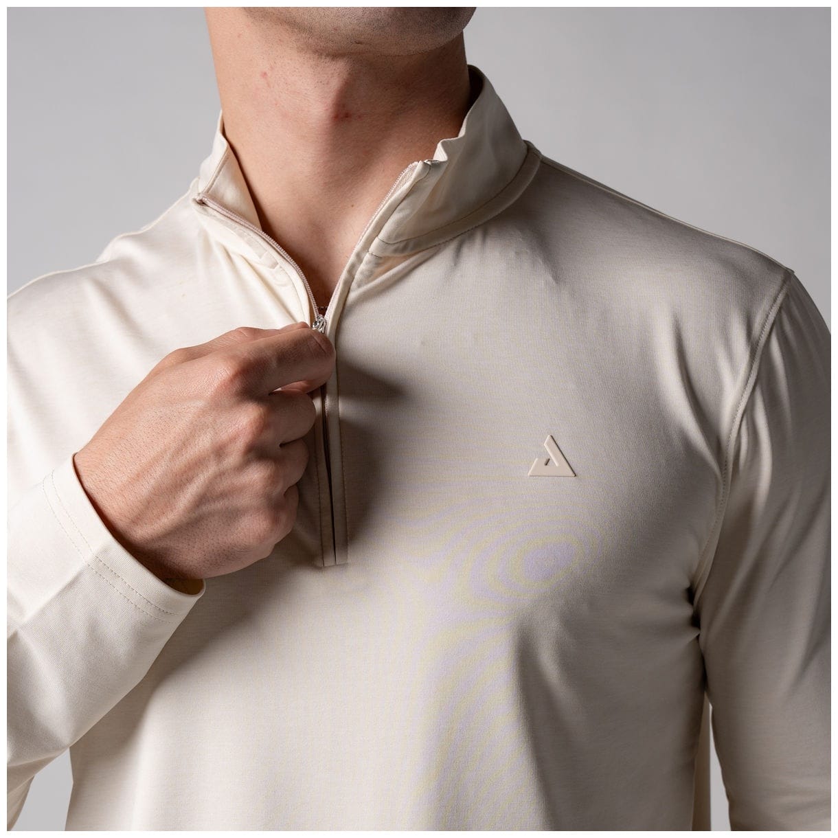 Imagen 3 de Camiseta de pickleball de hombre QUARTER ZIP Joola - Beige Beige
