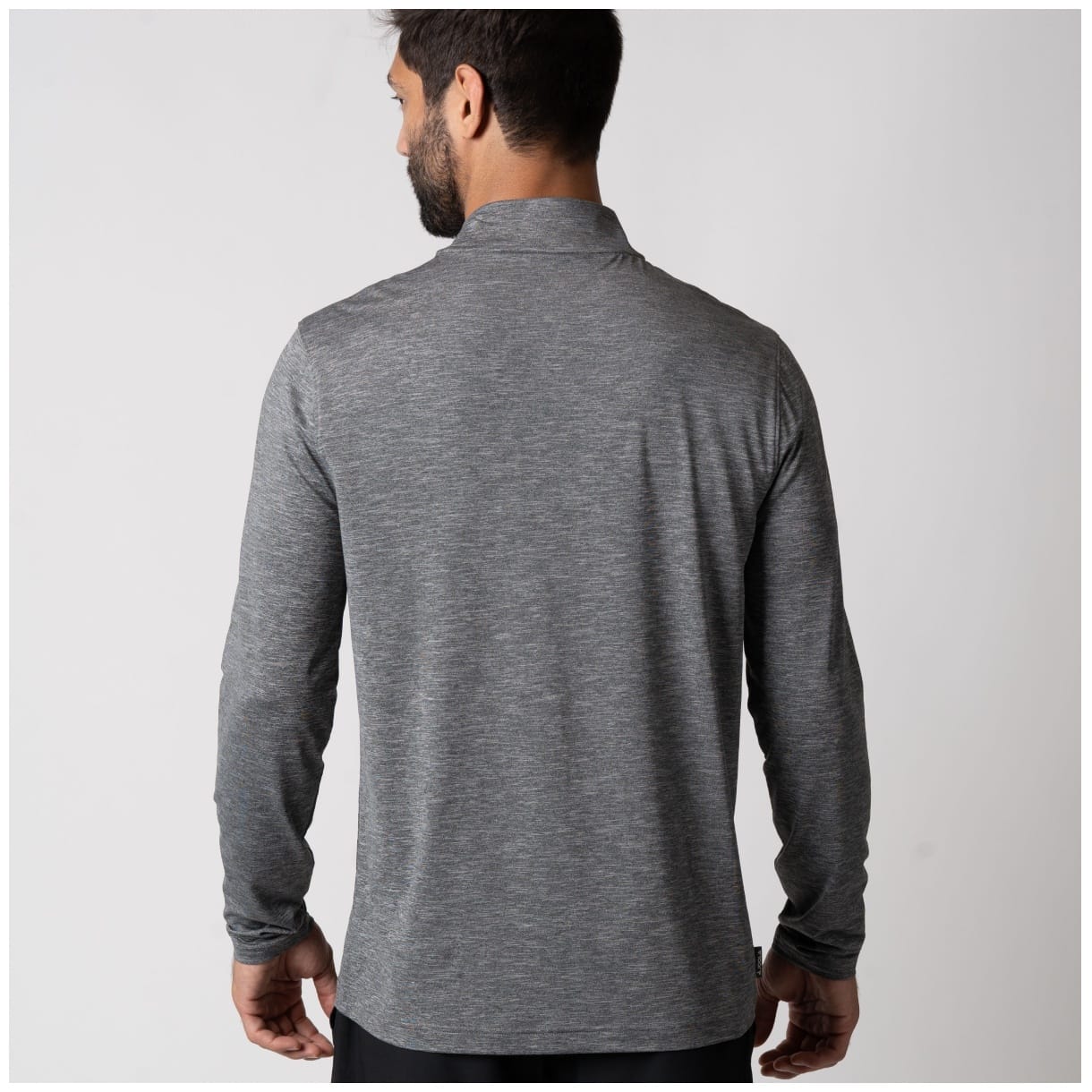 Imagen 2 de Camiseta de pickleball de hombre QUARTER ZIP Joola - Gris oscuro Gris oscuro