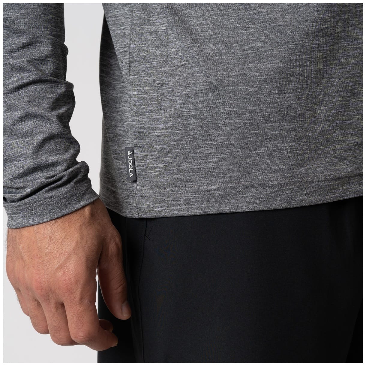 Imagen 3 de Camiseta de pickleball de hombre QUARTER ZIP Joola - Gris oscuro Gris oscuro