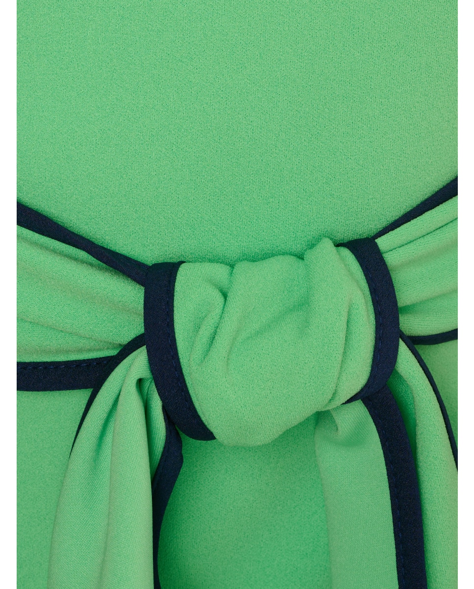 Vestido con cinturón y falda tubo - Adrianna Papell - Verde claro Verde claro-5