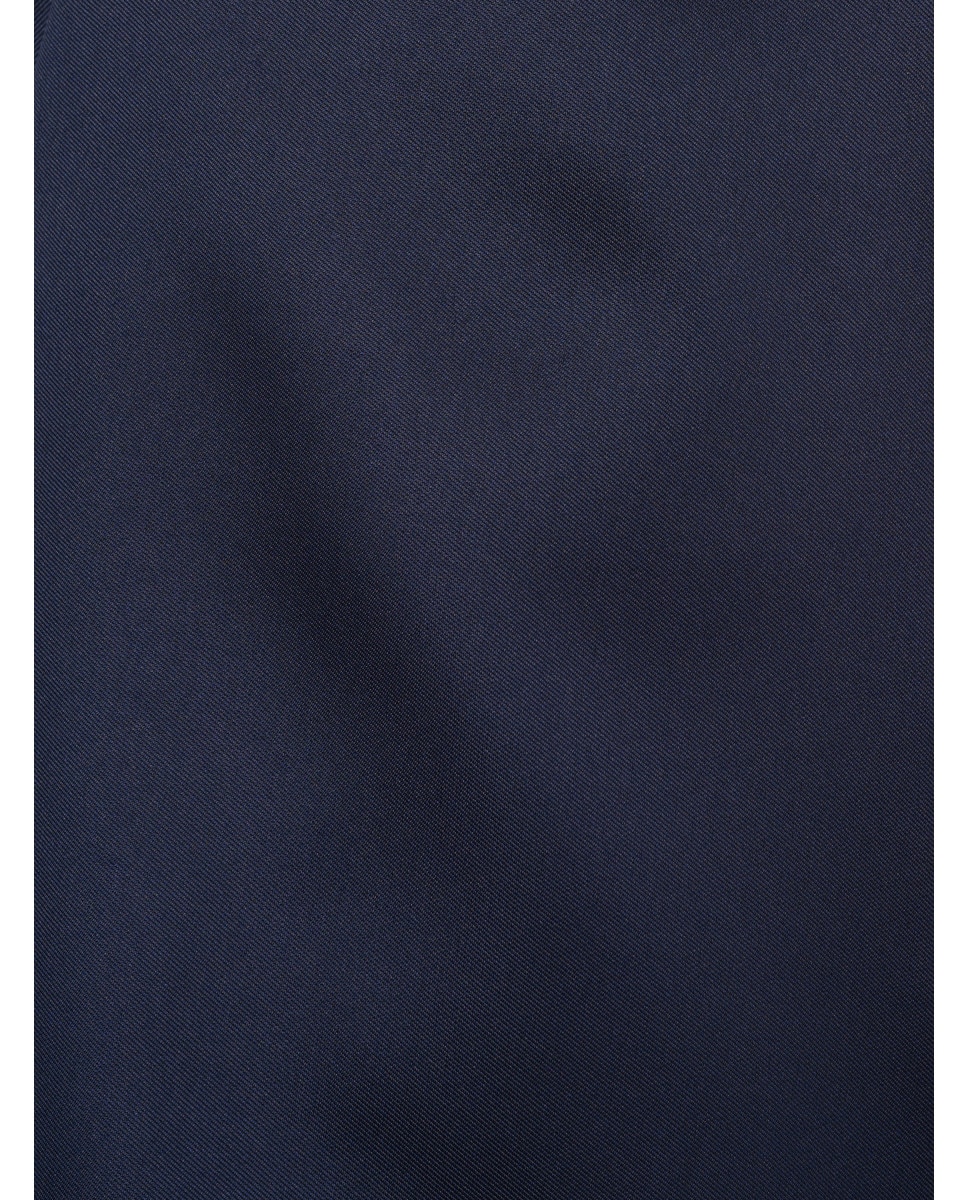 Vestido largo asimétrico mikado - Adrianna Papell - Azul oscuro Azul oscuro-4
