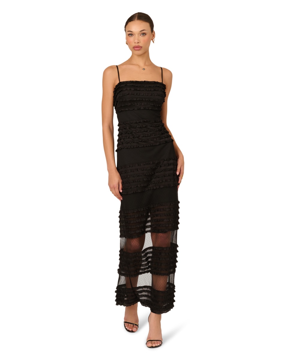 Adrianna Papell - Vestido largo de mujer sin mangas.
