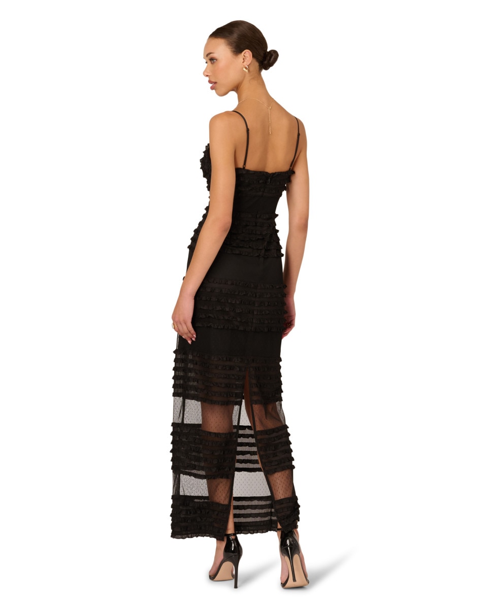 Vestido largo de mujer sin mangas - Adrianna Papell - Negro Negro-2