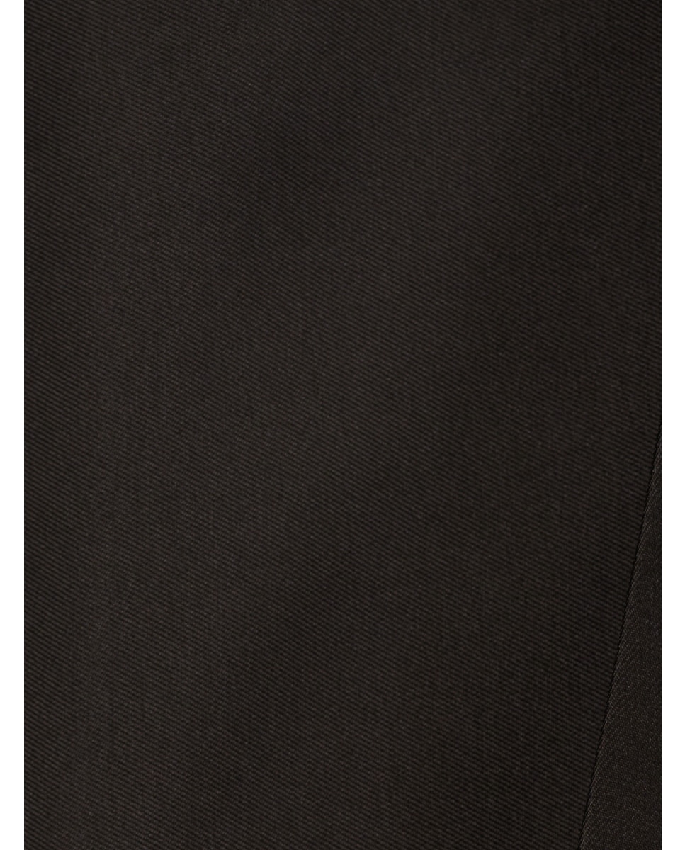 Vestido con escote en uve y lazo a la cintura - Adrianna Papell - Negro Negro-4