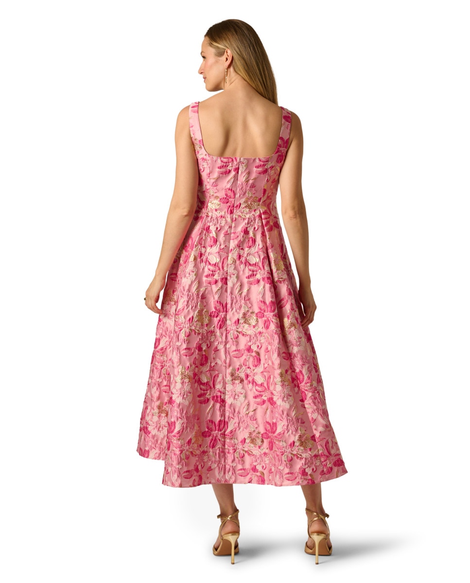 Vestido mikado de tirantes con bolsillos - Adrianna Papell - Multicolor Multicolor-2