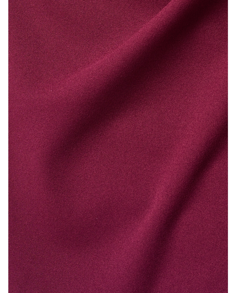 Vestido con escote cruzado y lazo al lateral - Adrianna Papell - Vino Vino-4