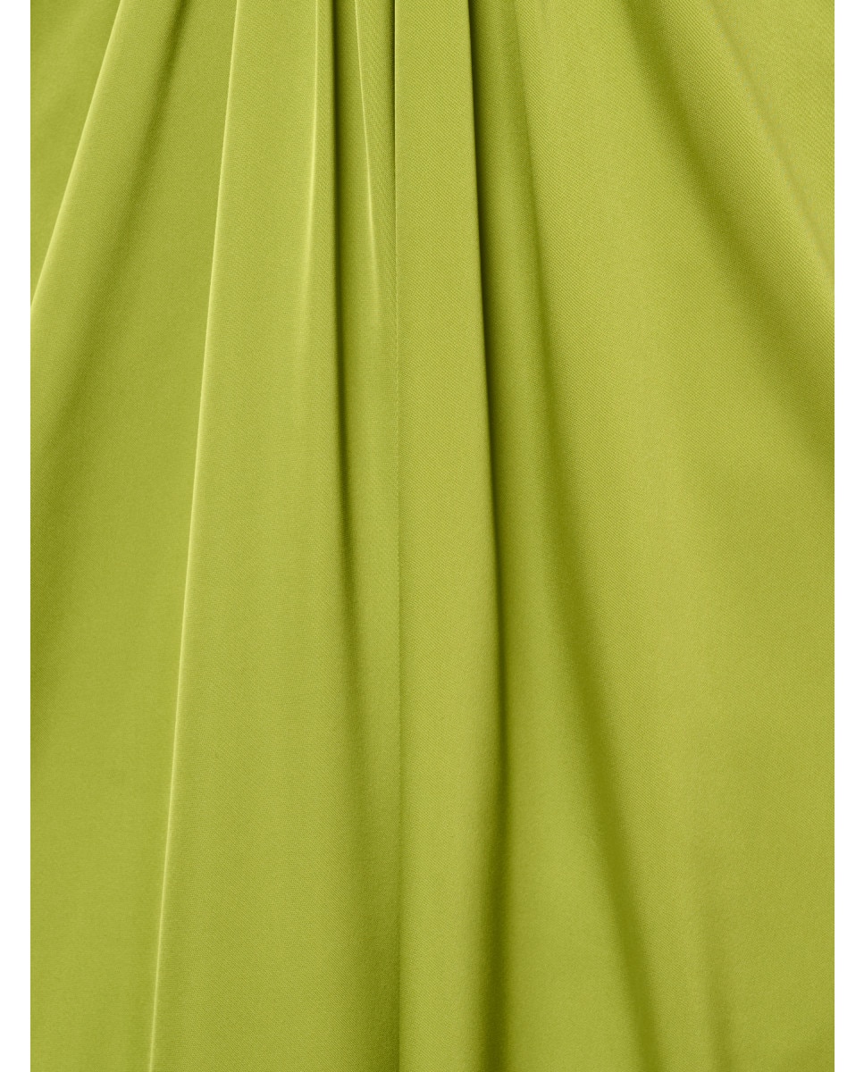 Vestido holgado con escote en uve sin mangas - Adrianna Papell - Verde Verde-4