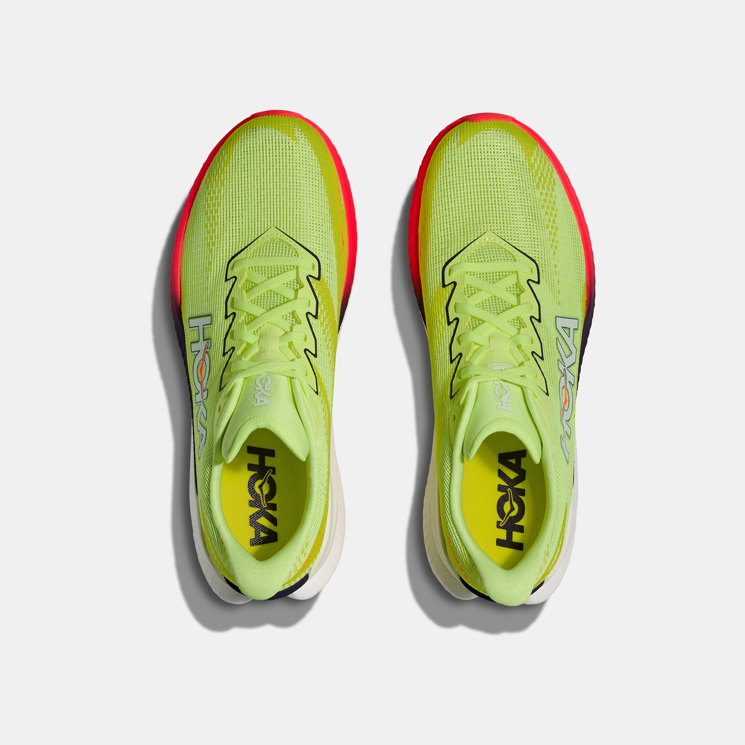 Zapatillas de running de hombre MACH X 3 HOKA Amarillo Flúor