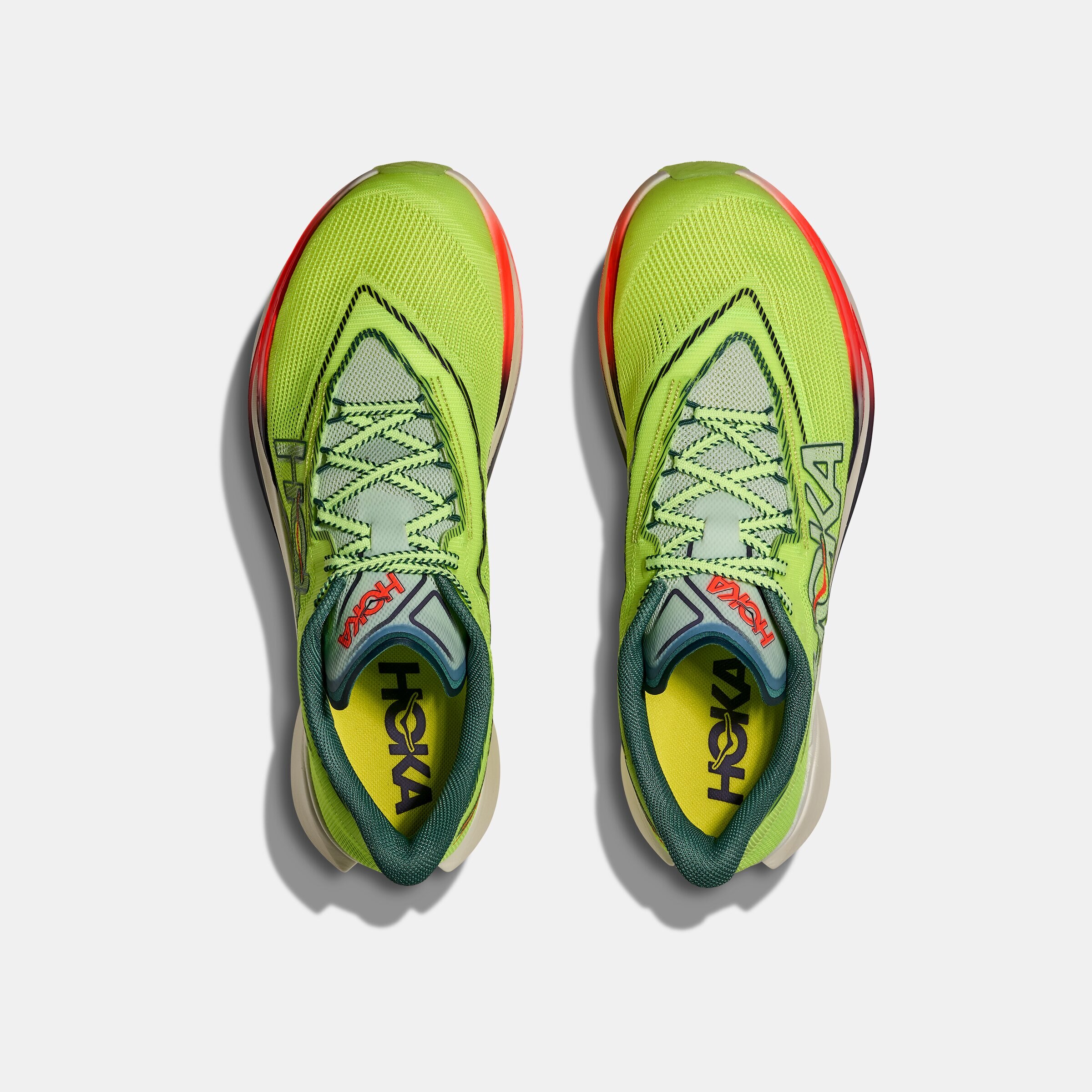Zapatillas de running unisex CIELO X1 3.0 HOKA - Amarillo Flúor Amarillo Flúor-2