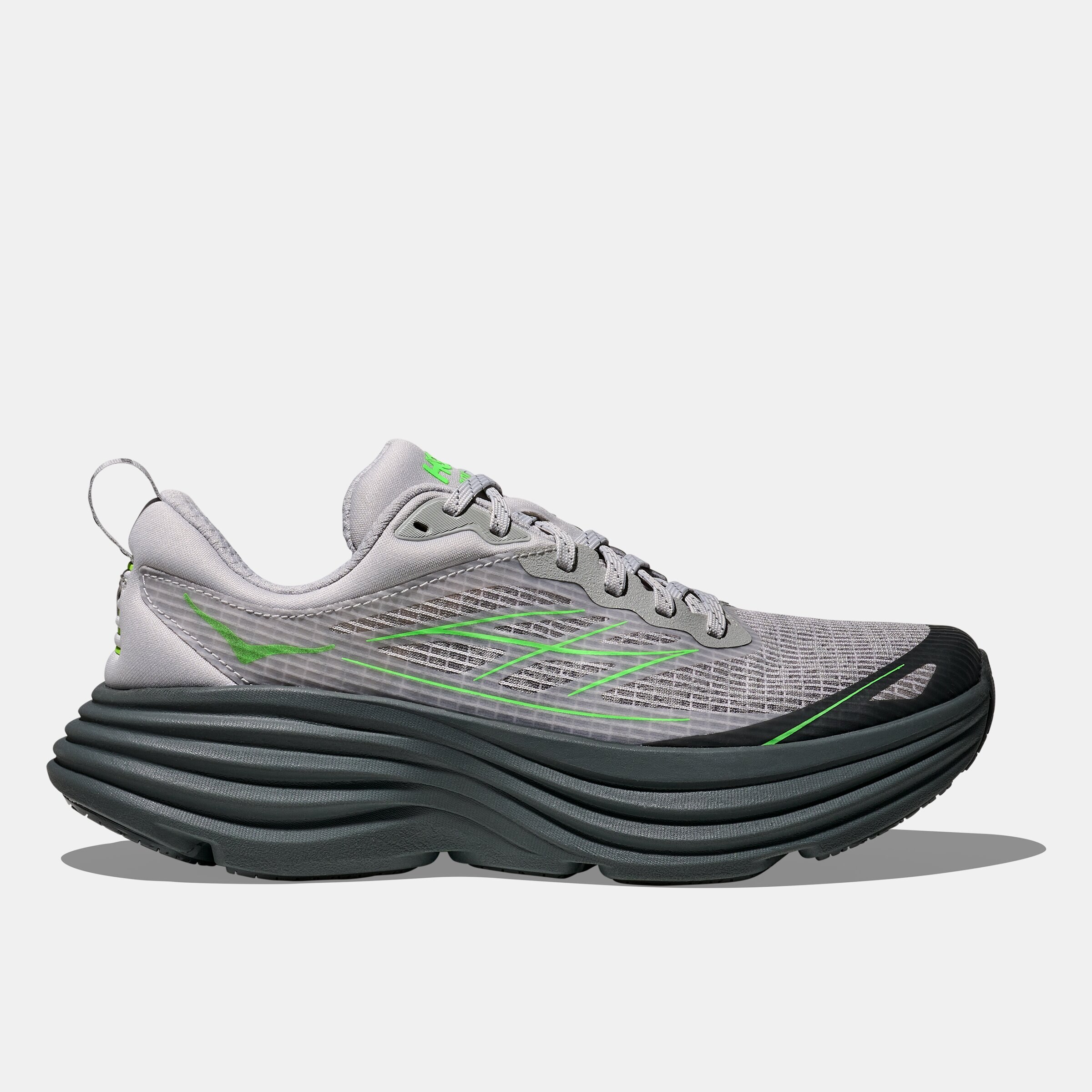 Imagen 0 de Zapatillas casual unisex BONDI 8 TS CAGED HOKA Gris/Negro