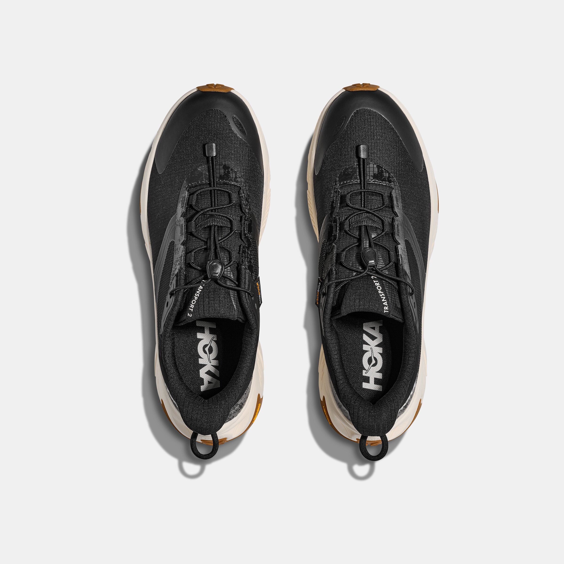 Imagen 2 de Zapatillas de montaña de hombre TRANSPORT 2 HOKA - Negro Negro