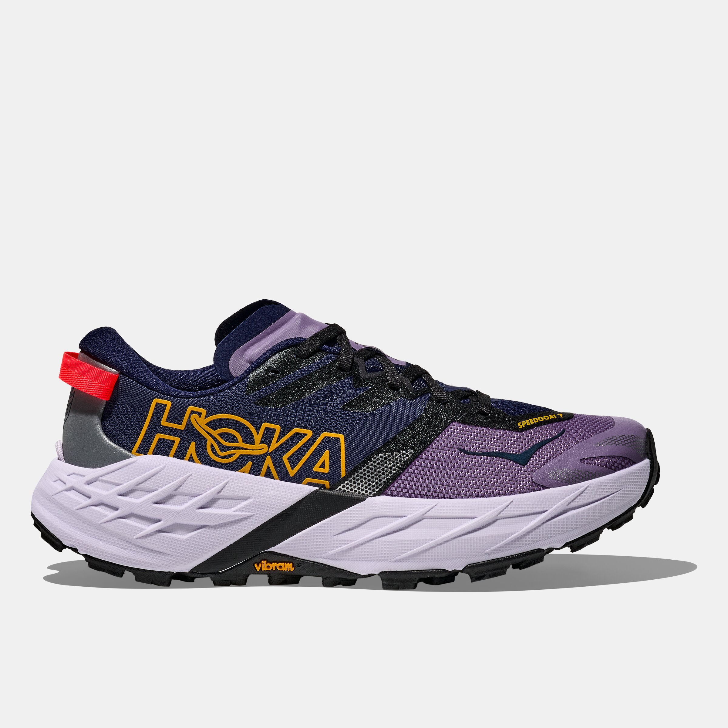 Hoka Zapatillas de trail running de mujer SPEEDGOAT 7 Morado / Azul marino