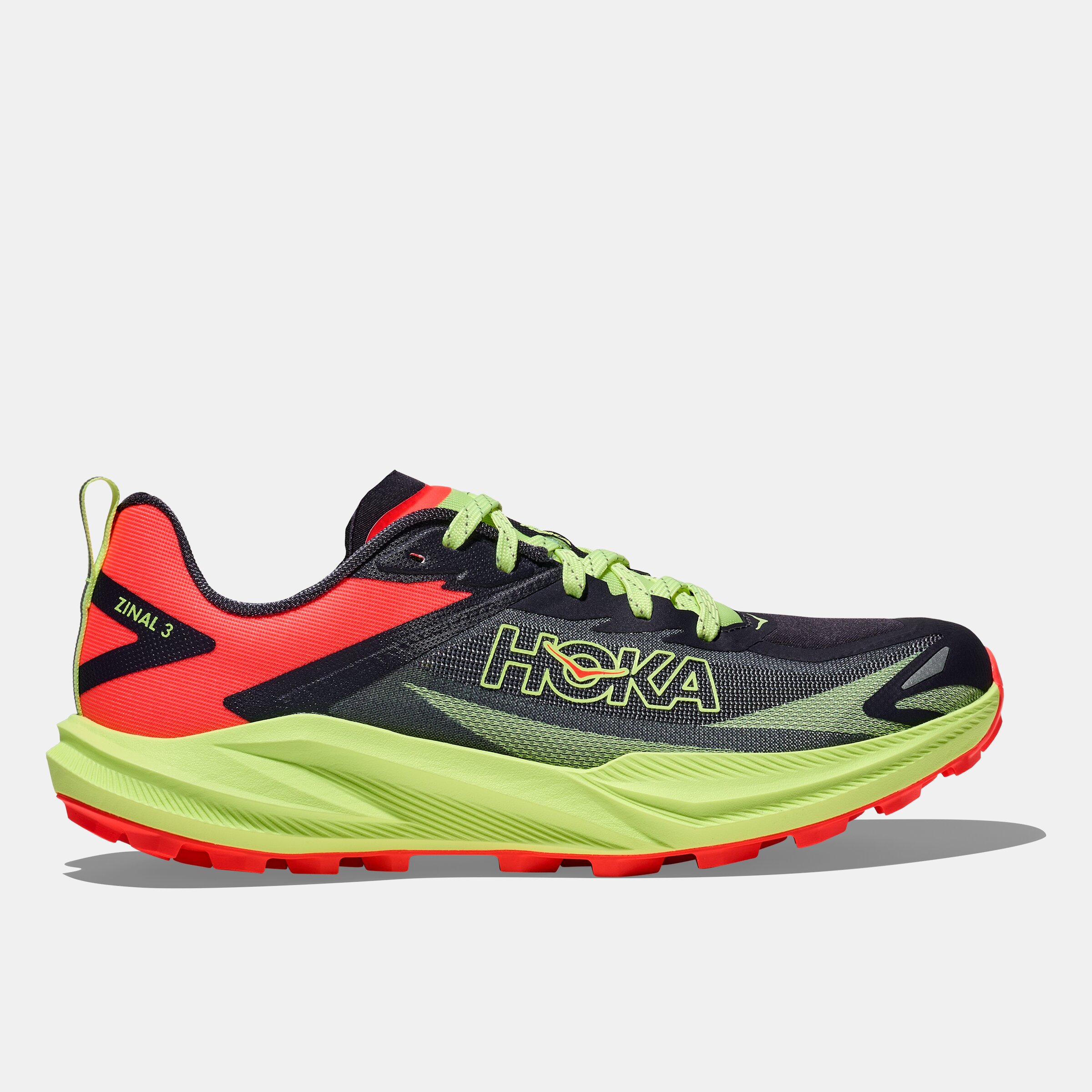 Imagen 0 de Zapatillas de trail running de mujer ZINAL 3 HOKA Azul marino / Naranja