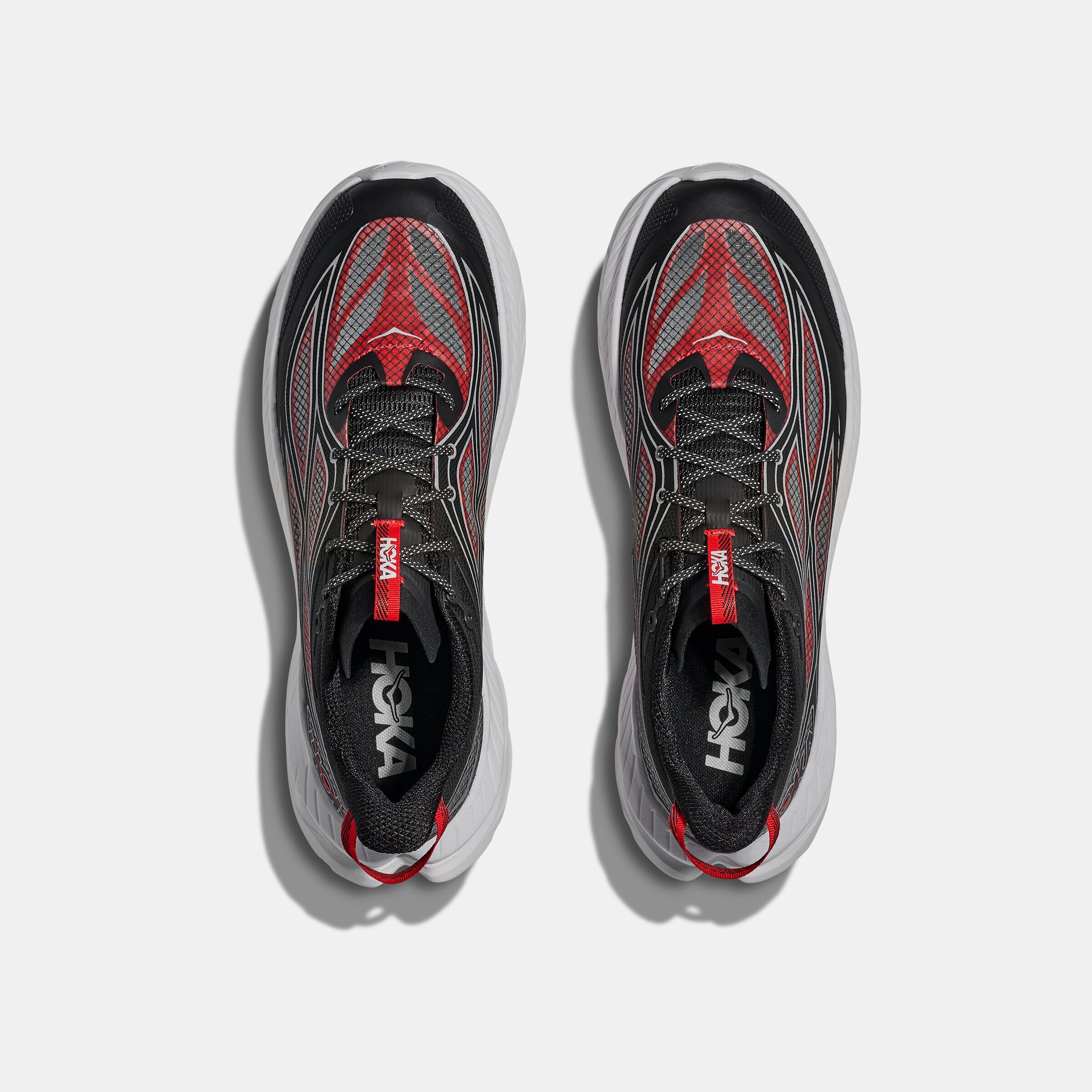 Zapatillas casual de hombre MACH REMASTERED HOKA - Negro / Rojo Negro / Rojo-2