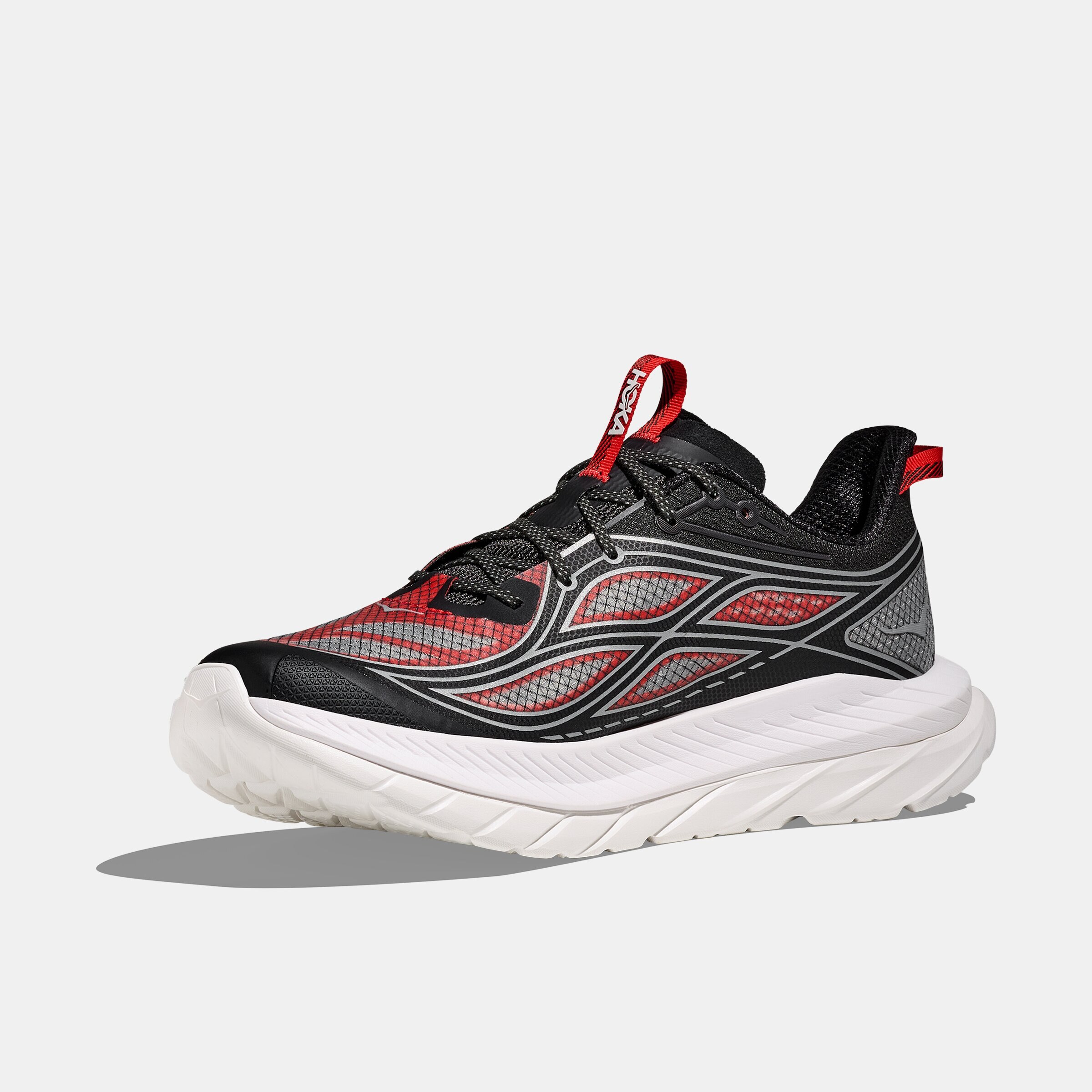 Zapatillas casual de hombre MACH REMASTERED HOKA - Negro / Rojo Negro / Rojo-3