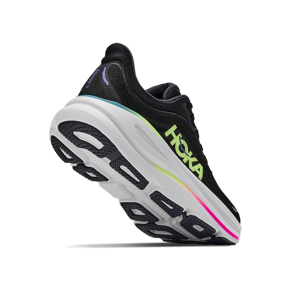 Imagen 4 de Zapatillas de running de hombre BONDI 9 HOKA - Negro / Amarillo Negro / Amarillo
