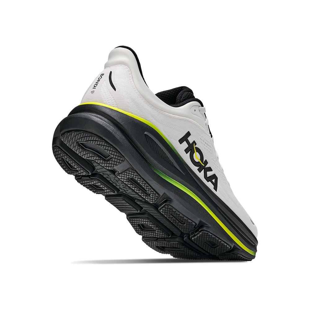 Zapatillas de running de hombre BONDI 9 HOKA - Blanco / Negro Blanco / Negro-4