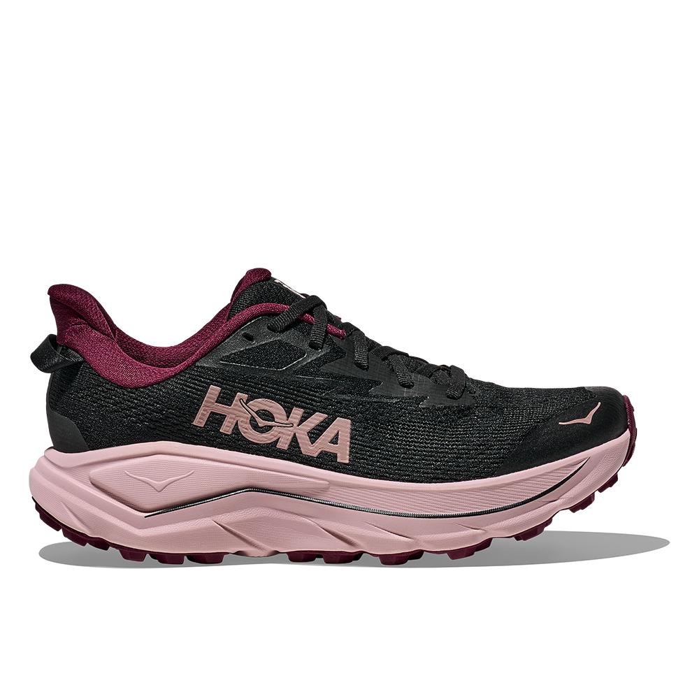 Zapatillas de running / trail running de mujer CHALLENGER 8 HOKA - Negro / Rosa Negro / Rosa-1