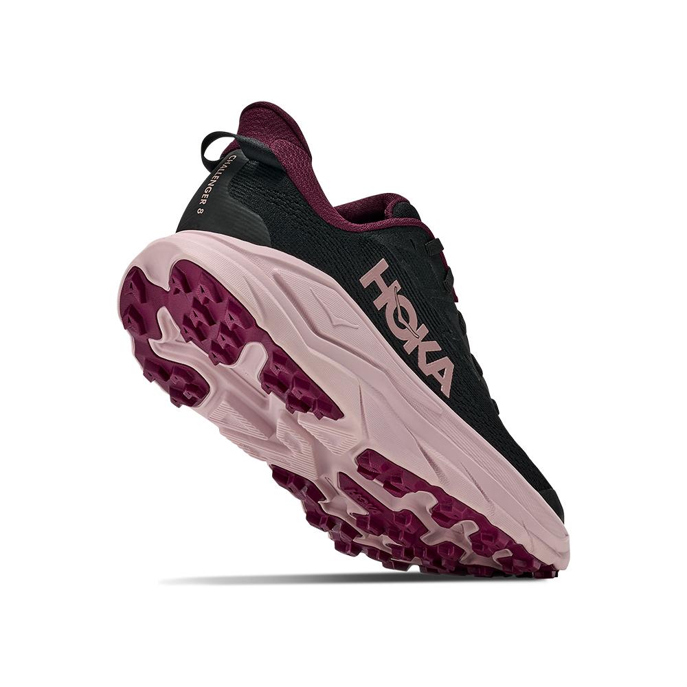 Zapatillas de running / trail running de mujer CHALLENGER 8 HOKA - Negro / Rosa Negro / Rosa-4