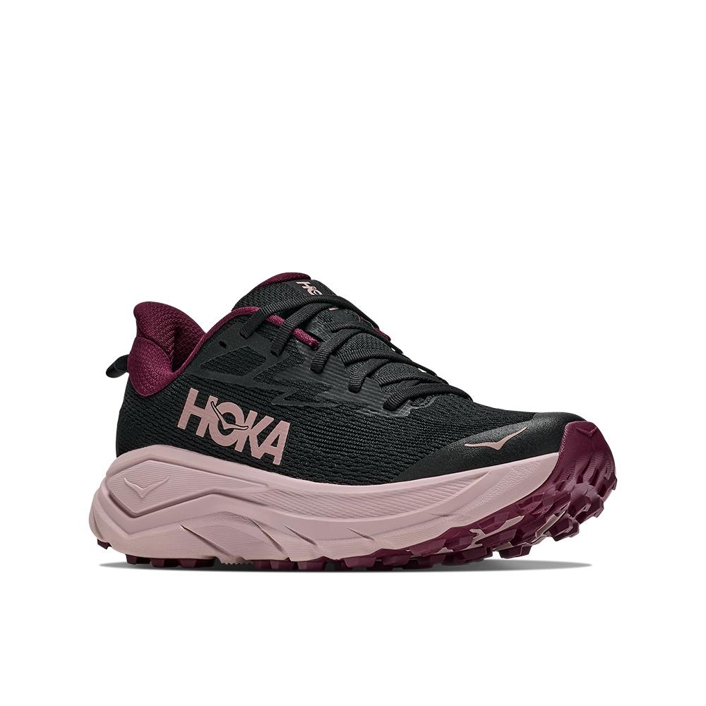 Zapatillas de running / trail running de mujer CHALLENGER 8 HOKA - Negro / Rosa Negro / Rosa-6