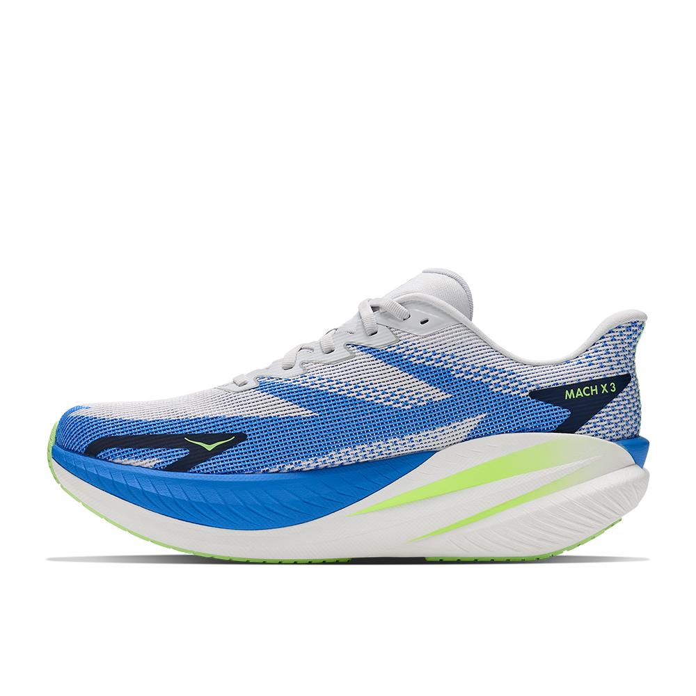 Zapatillas de running de hombre MACH X 3 HOKA - Blanco / Azul Blanco / Azul-8