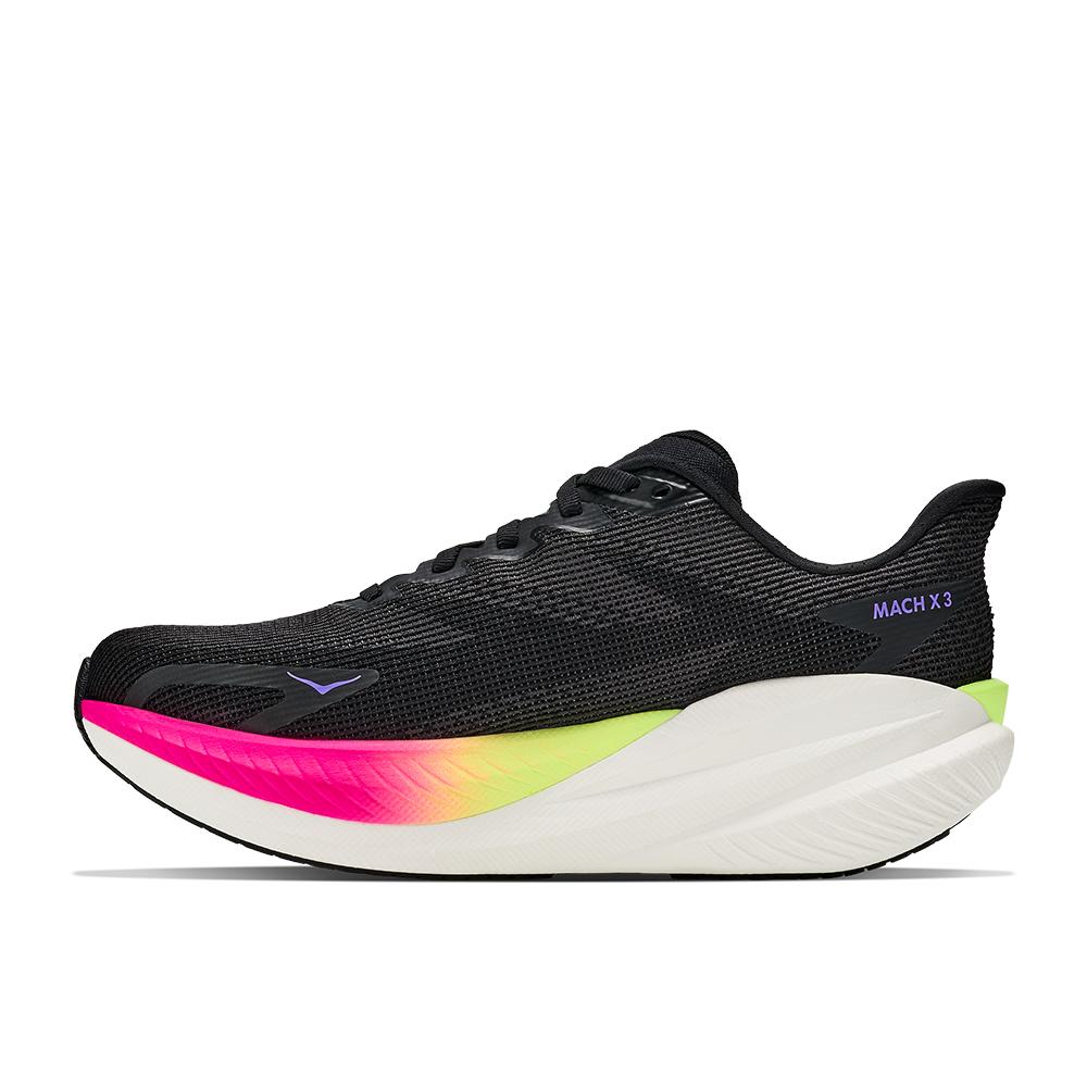 Zapatillas de running de mujer MACH X 3 HOKA - Negro / Rosa Negro / Rosa-2